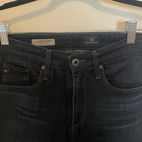 AG Adriano Goldschmied The Farrah High-Rise Skinny Jeans Size 26 - Picture 4 of 8